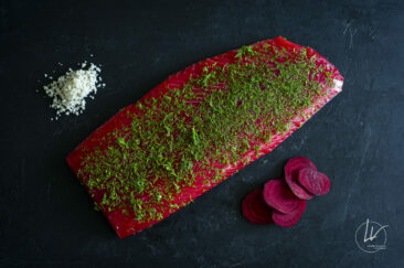 Photographe culinaire - Shooting produit saumon fumé Label Rouge - Fumage de Bourgogne (71)